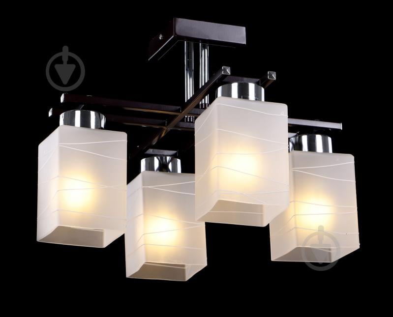 Люстра потолочная Accento lighting Antibes ALPL-PL13921-4 4x40 Вт E27 венге - фото 2