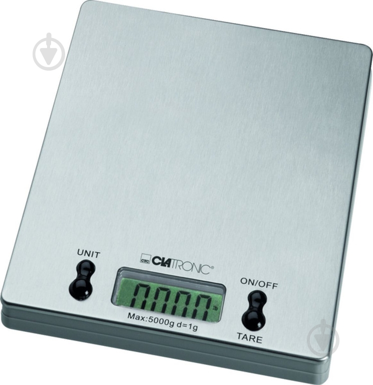 Весы кухонные Clatronic KW 3367 silver - фото 1 Весы кухонные Clatronic KW 3367 silver - фото 1