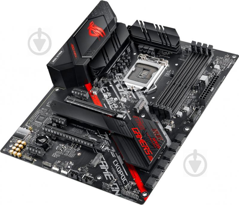 Материнская плата Asus ROG STRIX B460-H GAMING (Socket 1200, Intel B460, ATX) - фото 2