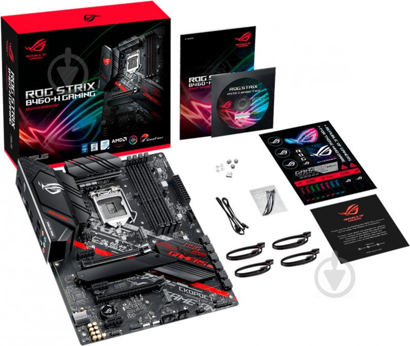 Материнская плата Asus ROG STRIX B460-H GAMING (Socket 1200, Intel B460, ATX) - фото 10