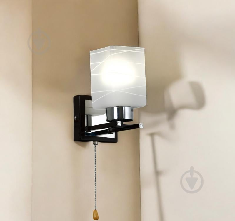 Бра Accento lighting Antibes ALPL-PL13921-1 40 Вт E27 венге - фото 2