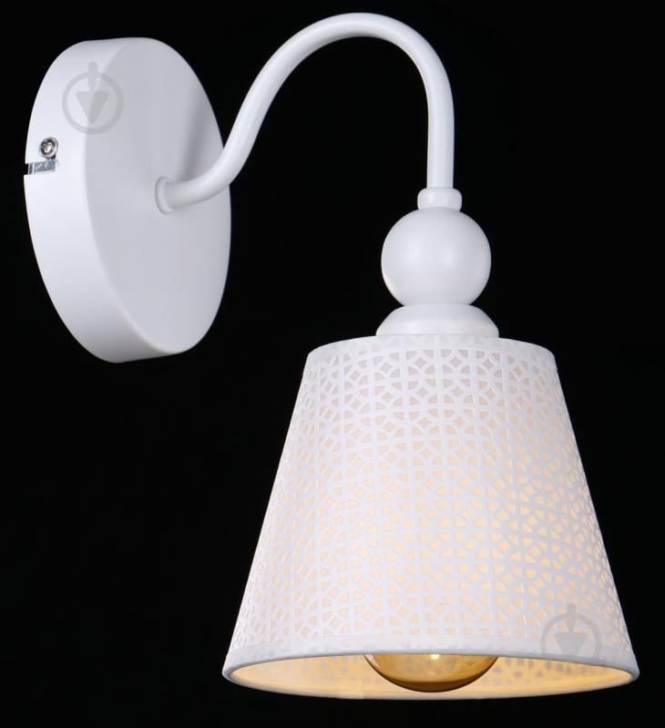 Бра Accento lighting Toledo 1x40 Вт E27 белый - фото 2