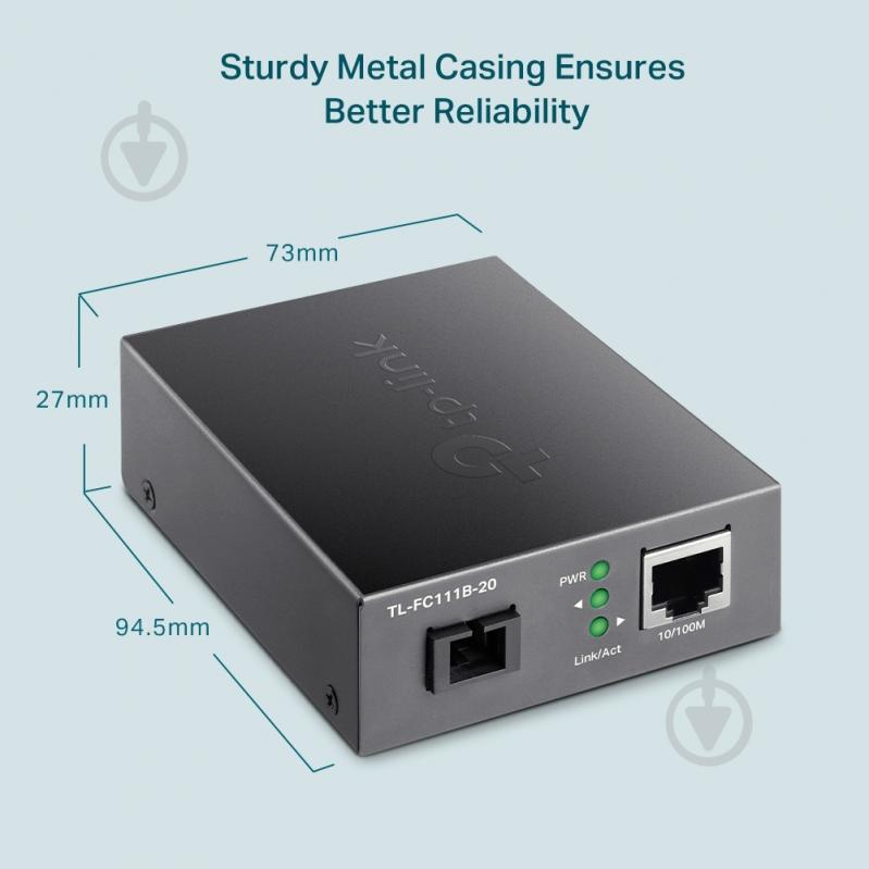Медиаконвертер TP-Link FC111B-20 - фото 2 Медиаконвертер TP-Link FC111B-20 - фото 2
