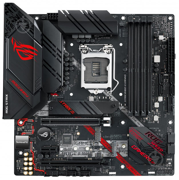 Материнська плата Asus ROG STRIX B460-G GAMING (Socket 1200, Intel B460, mirco ATX) - фото 1