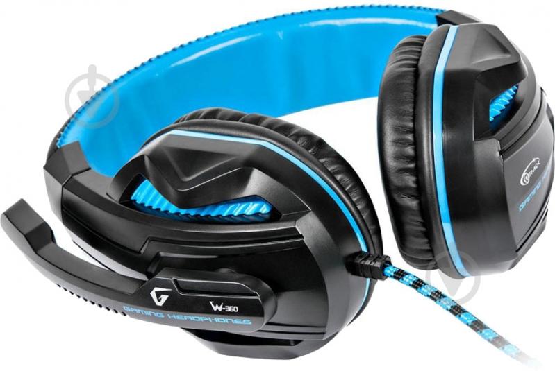 Гарнитура Gemix W-360 black/blue (W-360 Black/Blue) - фото 7