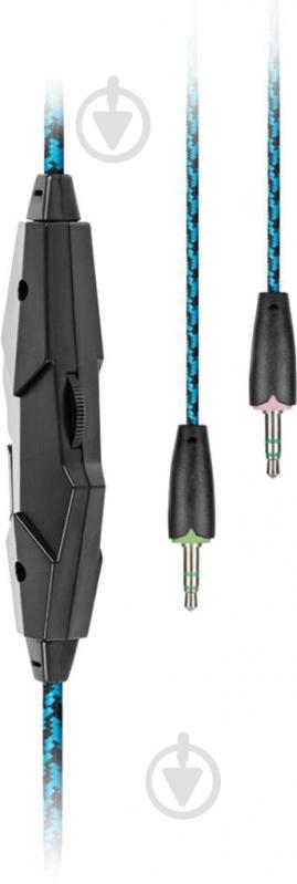 Гарнитура Gemix W-360 black/blue (W-360 Black/Blue) - фото 5