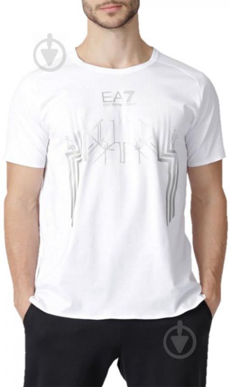 Футболка EA7 JERSEY_T-SHIRT 3GPT78-PJV8Z-1100 р.M білий - фото 1