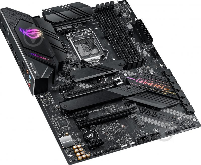 Материнська плата Asus ROG STRIX B460-F GAMING (Socket 1200, Intel B460, ATX) - фото 2