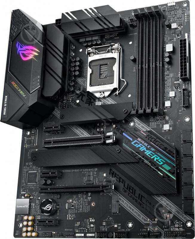 Материнська плата Asus ROG STRIX B460-F GAMING (Socket 1200, Intel B460, ATX) - фото 4