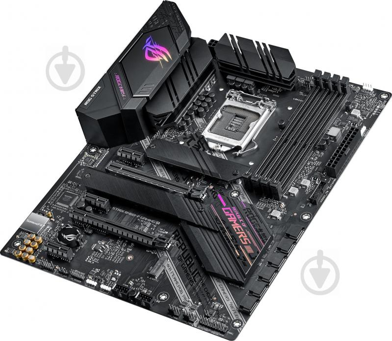 Материнська плата Asus ROG STRIX B460-F GAMING (Socket 1200, Intel B460, ATX) - фото 3