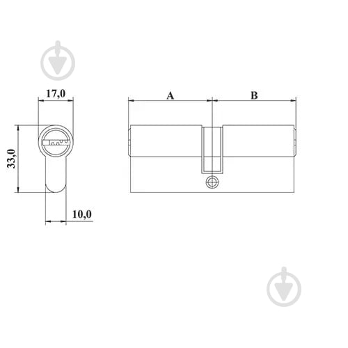 Циліндр ASTEX 55x55 ключ-ключ 110 мм сатин - фото 8 Циліндр ASTEX 55x55 ключ-ключ 110 мм сатин - фото 8