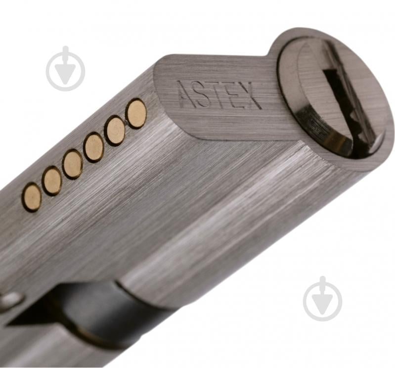 Циліндр ASTEX 55x55 ключ-ключ 110 мм сатин - фото 1 Циліндр ASTEX 55x55 ключ-ключ 110 мм сатин - фото 1