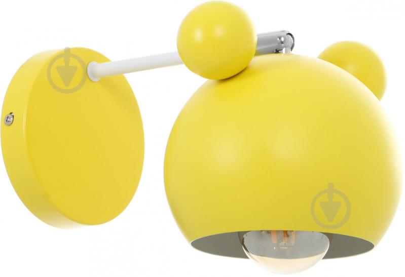 Бра Accento lighting Micky 1x40 Вт E27 жовтий - фото 1