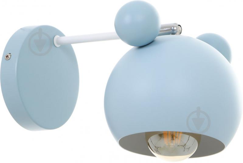 Бра Accento lighting Micky 1x40 Вт E27 блакитний - фото 1