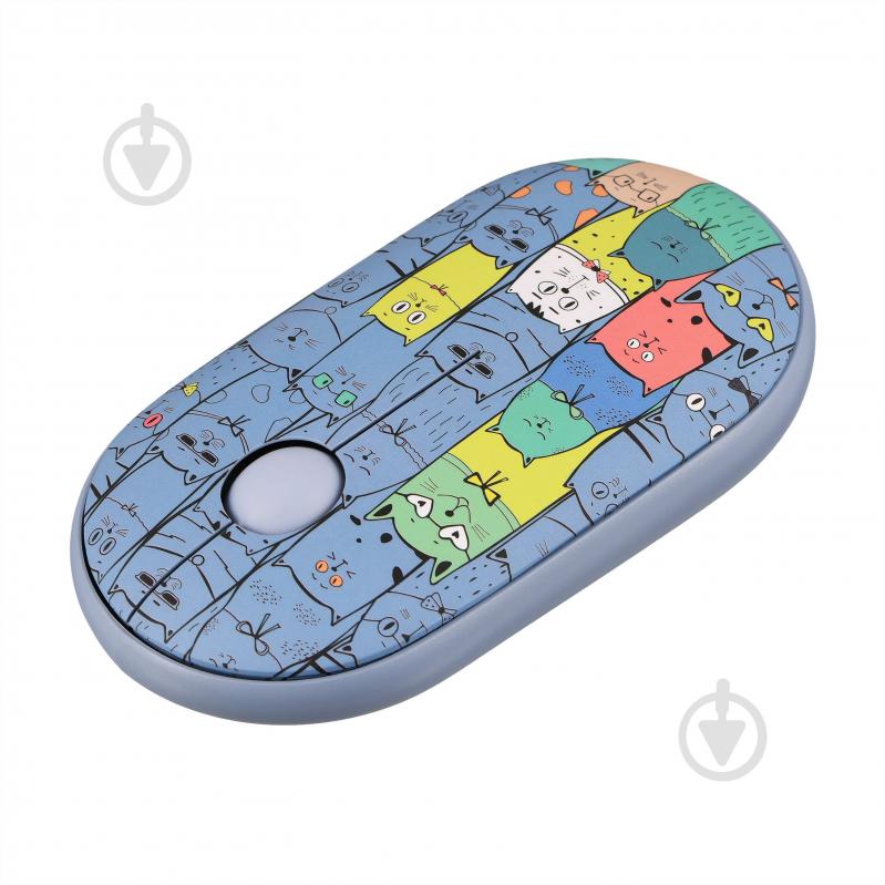 Мышка 2E MF300 Pets Cats Silent WL BT blue (2E-MF300WPETSBL) - фото 5