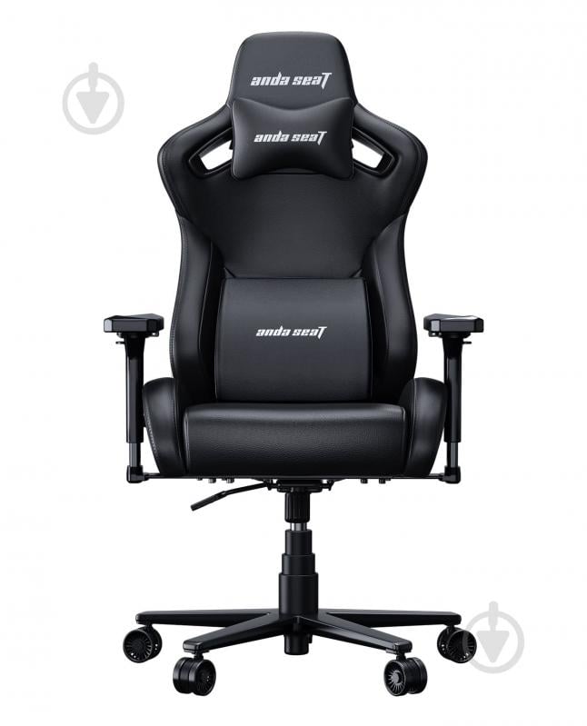 Кресло игровое Anda Seat Kaiser Frontier XL Black (AD12YXL-17-B-F-B02) черный - фото 1