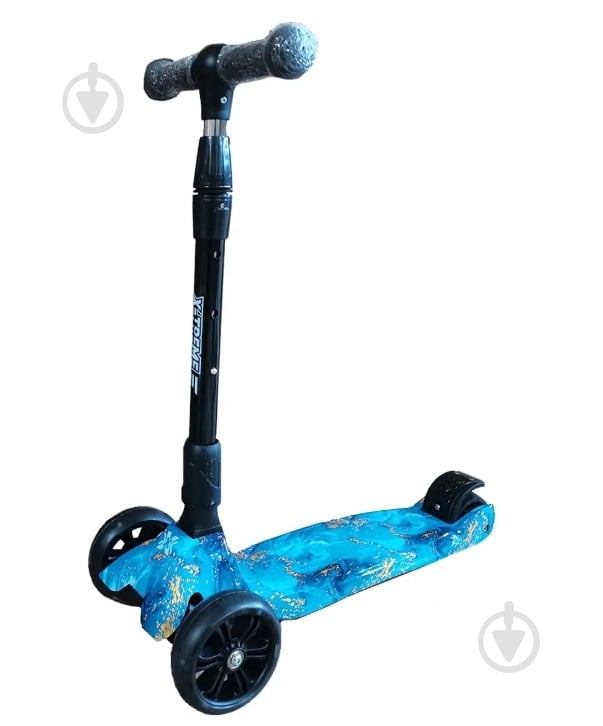 Самокат X-Treme (133917) KS-229WF чорний із малюнком - фото 1 Самокат X-Treme (133917) KS-229WF чорний із малюнком - фото 1