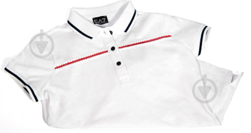 Поло EA7 JERSEY_POLO_SHIRT 3GTF53-TJI3Z-1100 р.L білий - фото 3