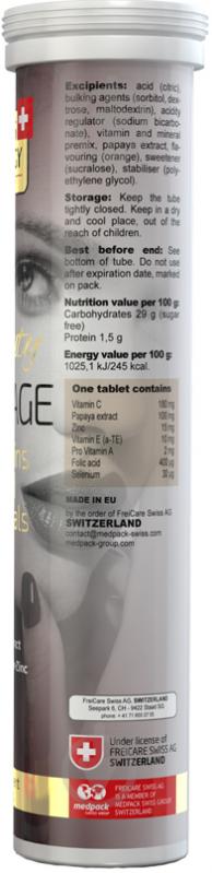 Вітаміни Swiss Energy шипучі Beauty Antiage №20 80 г 20 шт. - фото 3