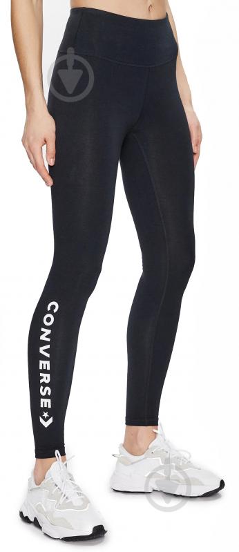 Лосины Converse WORDMARK LEGGING 10024544-001 р.L черный - фото 1