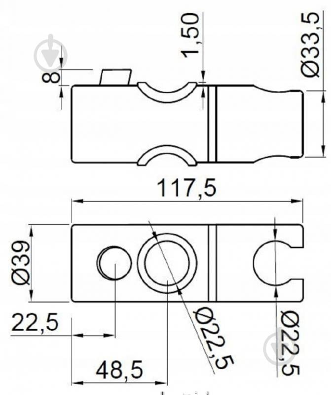 Тримач для лійки Invena SC-D1-007 - фото 3