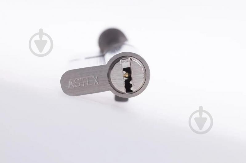 Цилиндр ASTEX 45x45 ключ-вороток 90 мм сатин - фото 2 Цилиндр ASTEX 45x45 ключ-вороток 90 мм сатин - фото 2