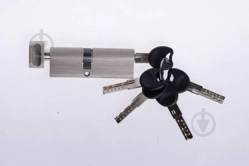 Циліндр ASTEX 40x50 ключ-вороток 90 мм сатин - фото 2 Циліндр ASTEX 40x50 ключ-вороток 90 мм сатин - фото 2