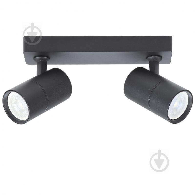 Спот Victoria Lighting 2x35 Вт GU10 чорний Chester/PL2 black - фото 1