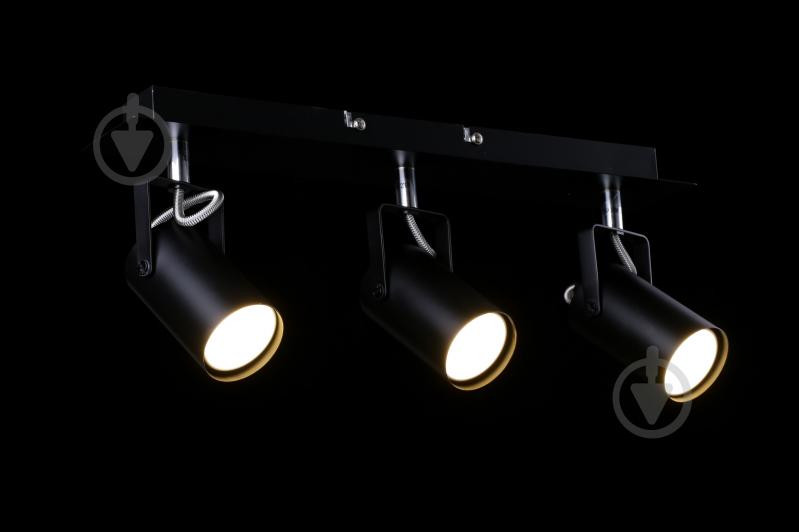Спот Accento lighting ALIN-Sigma-3 3x28 Вт GU10 чорний - фото 2