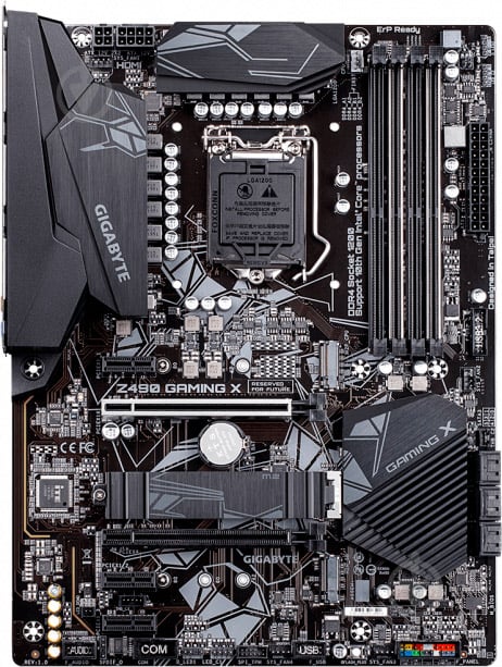 Материнська плата Gigabyte Z490 GAMING X (Socket 1200, Intel Z490, ATX) - фото 1