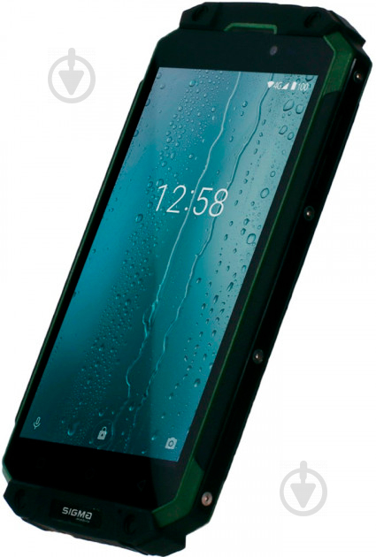 Смартфон Sigma mobile X-treme PQ39 ULTRA 6/128GB black/green - фото 4