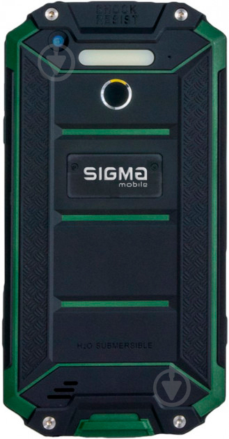 Смартфон Sigma mobile X-treme PQ39 ULTRA 6/128GB black/green - фото 3