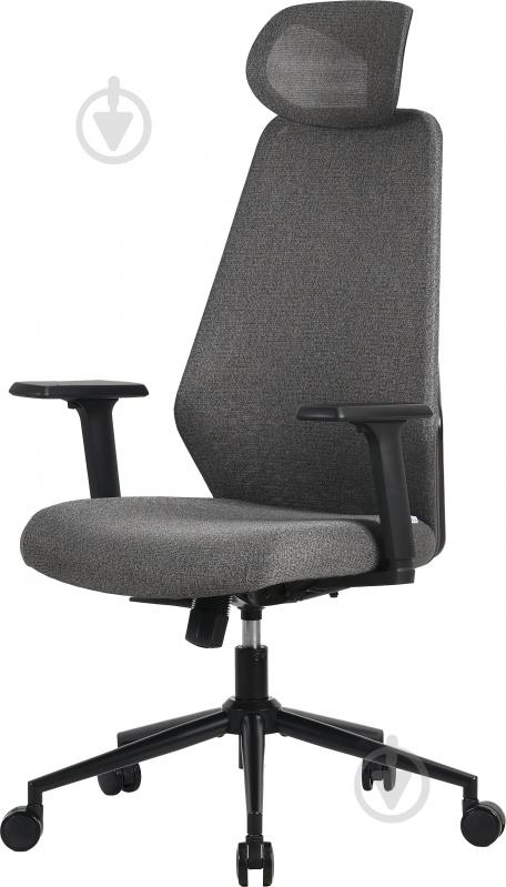 Кресло офисное OfficePro Fusion OC577G Gray серый - фото 1