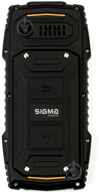 Мобільний телефон Sigma mobile X-treme AZ68 Dual Sim black/orange - фото 2