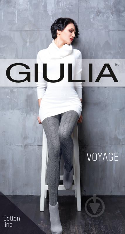 Колготки Giulia Voyage 180 den 3 light melange - фото 1
