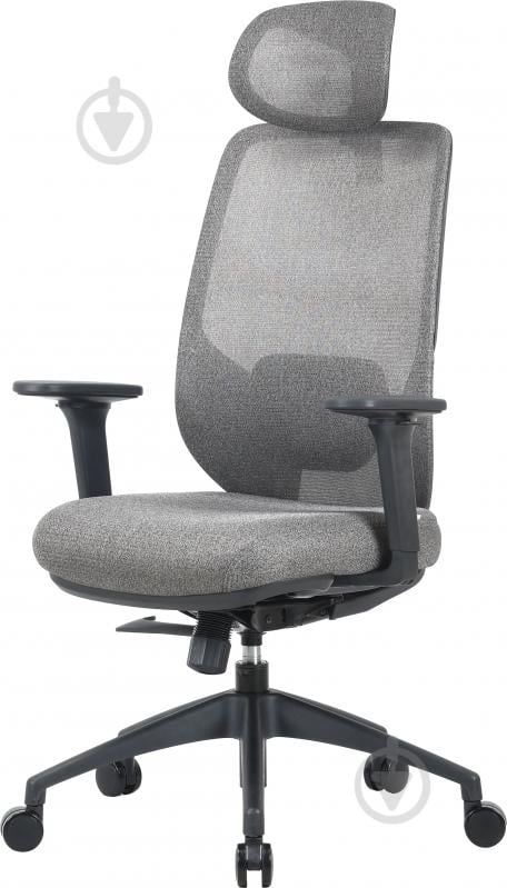 Кресло офисное OfficePro Comfort OC524G Gray серый - фото 1