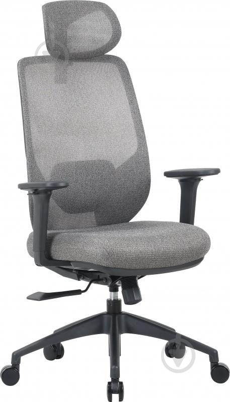 Кресло офисное OfficePro Comfort OC524G Gray серый - фото 3