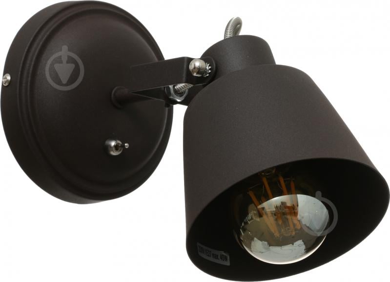 Спот Accento lighting ALIN-Stockholm-1 1x40 Вт E27 черный - фото 1