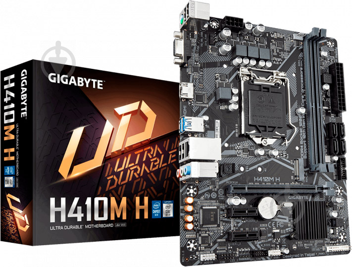 Материнська плата Gigabyte H410M H (Socket 1200, Intel H410, mirco ATX) - фото 4