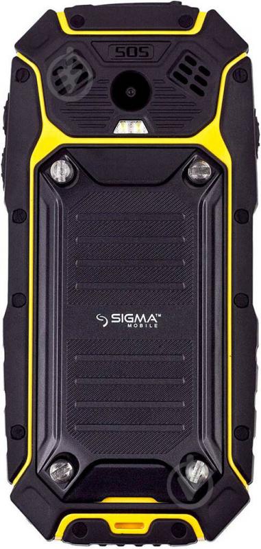 Мобильный телефон Sigma mobile X-treme ST68 black/yellow - фото 2