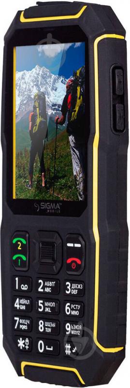 Мобільний телефон Sigma mobile X-treme ST68 black/yellow - фото 6