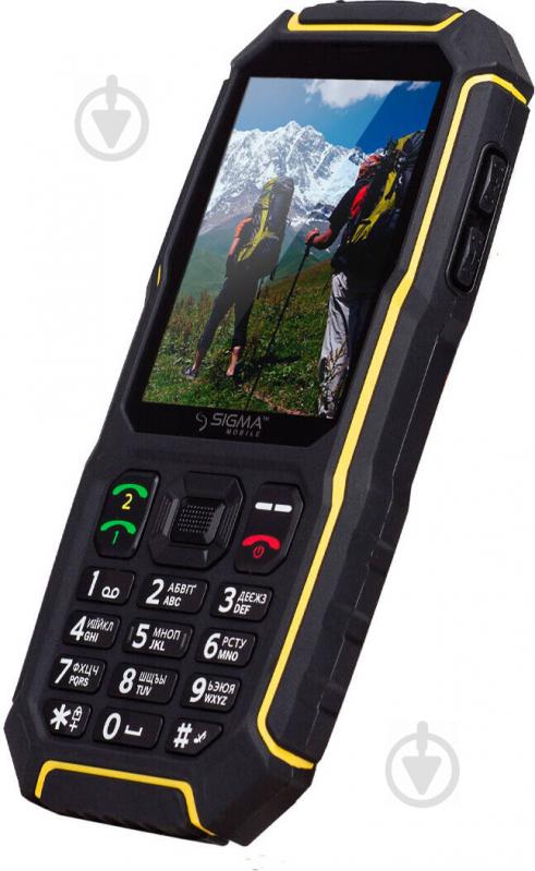 Мобильный телефон Sigma mobile X-treme ST68 black/yellow - фото 3