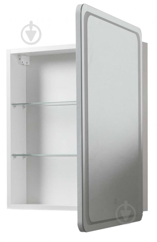 Шкафчик-зеркало ScandiSPA INGRID Z-60 белый глянец LED touch control - фото 2