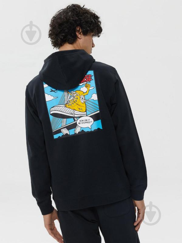 Джемпер Converse SHOE HERO HOODIE 10024614-001 р. L чорний - фото 2