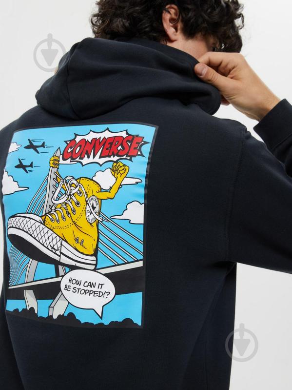 Джемпер Converse SHOE HERO HOODIE 10024614-001 р. L чорний - фото 5