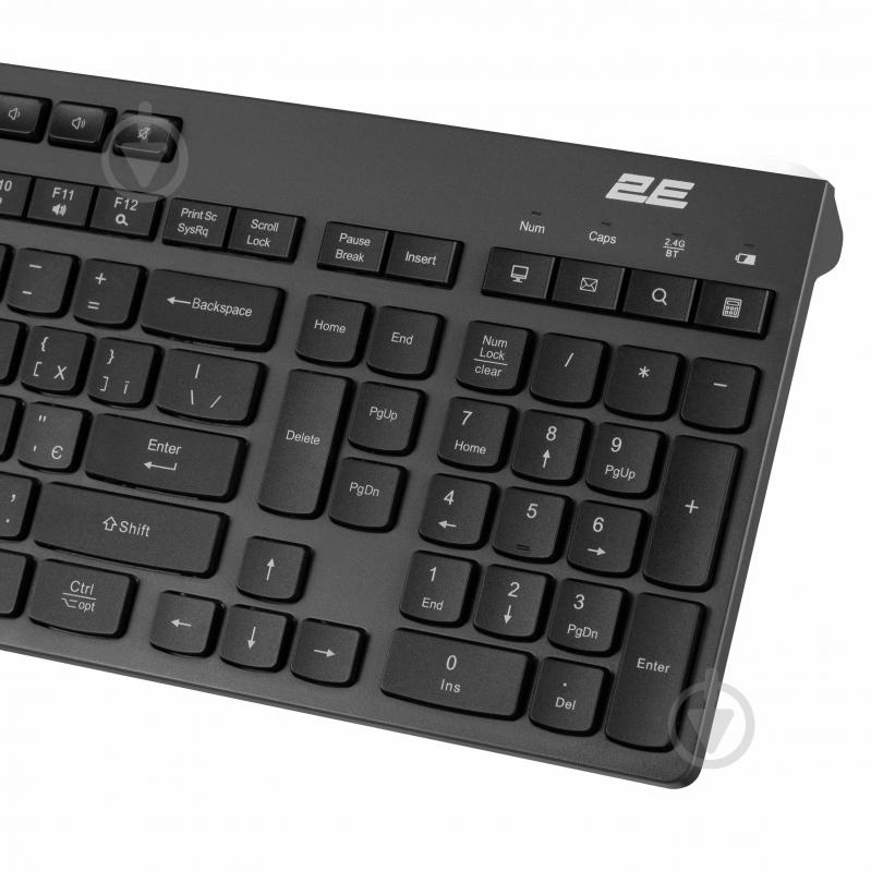 Клавіатура 2E KS280 (2E-KS280WBGR_UA) black/grey - фото 4