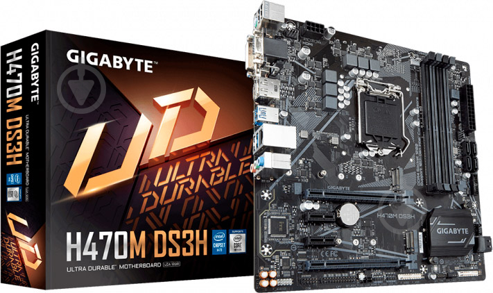 Материнська плата Gigabyte H470M DS3H (Socket 1200, Intel H470, mirco ATX) - фото 5