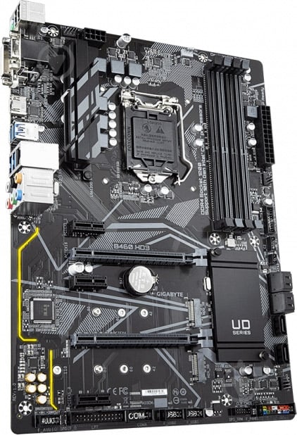 Материнська плата Gigabyte B460 HD3 (Socket 1200, Intel B460, ATX) - фото 2