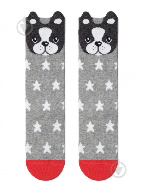 Гольфы детские для девочек Conte-Kids TIP-TOP (мордашки) 19С-141СП 042 р.14 серый - фото 1 Гольфы детские для девочек Conte-Kids TIP-TOP (мордашки) 19С-141СП 042 р.14 серый - фото 1