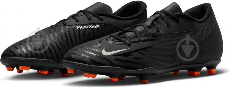 Бутсы Nike PHANTOM GX CLUB FG/MG DD9483-010 р.40 черный - фото 4